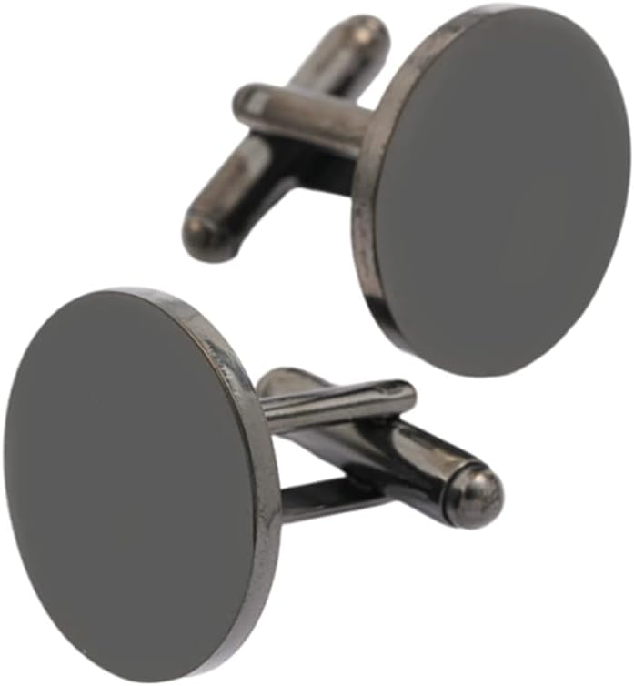 Blank Stainless Steel Cufflinks for Men