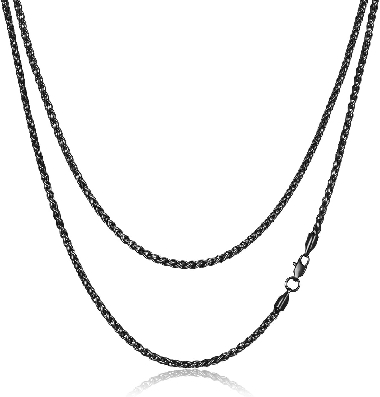 Cross and Crown Pendant Necklace for Men