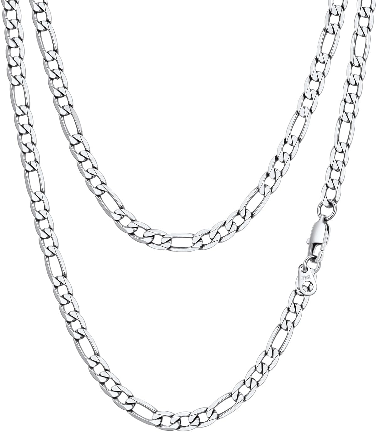 Black Wheat Chain Necklace for Men