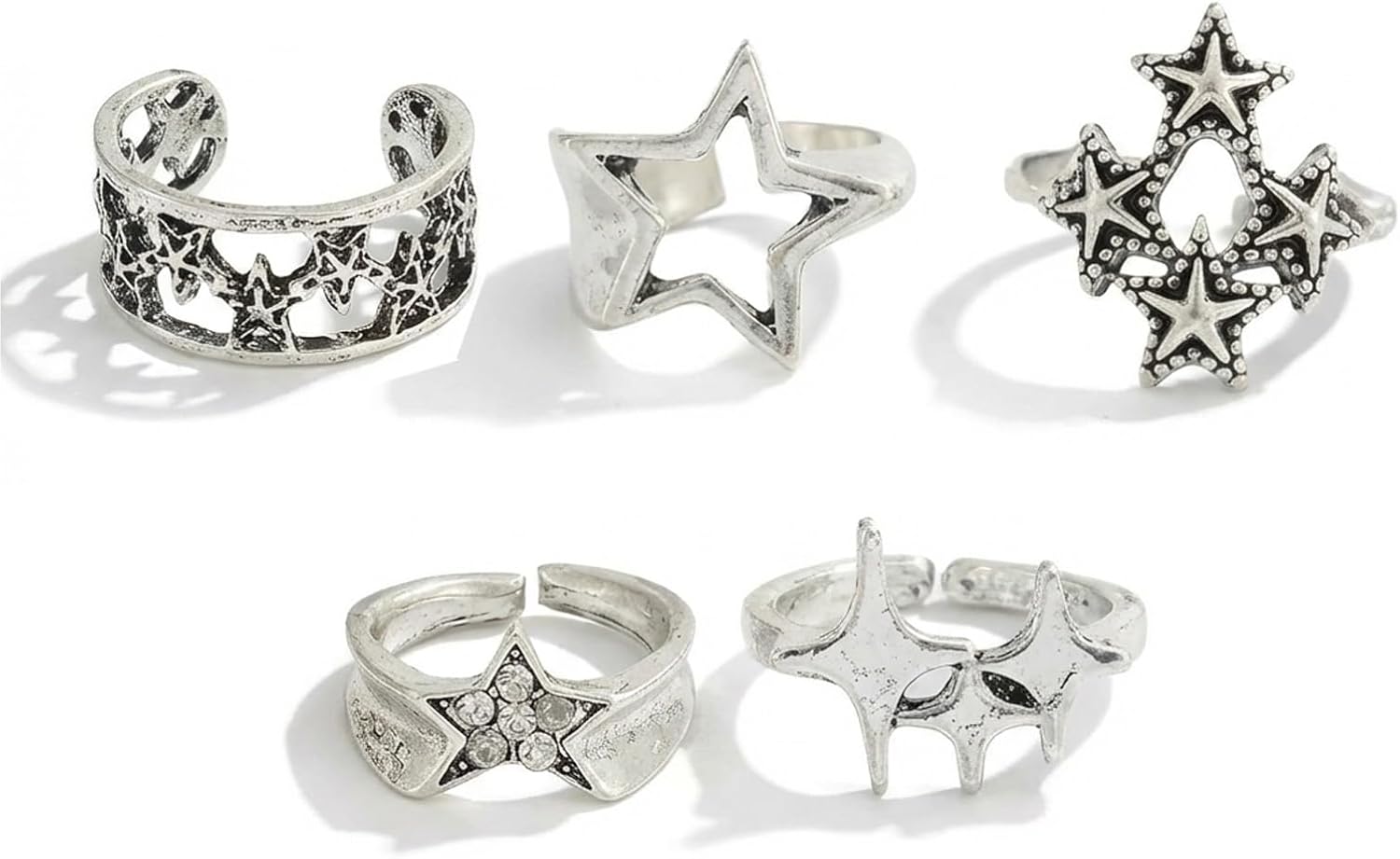 Star Ring Set for Men