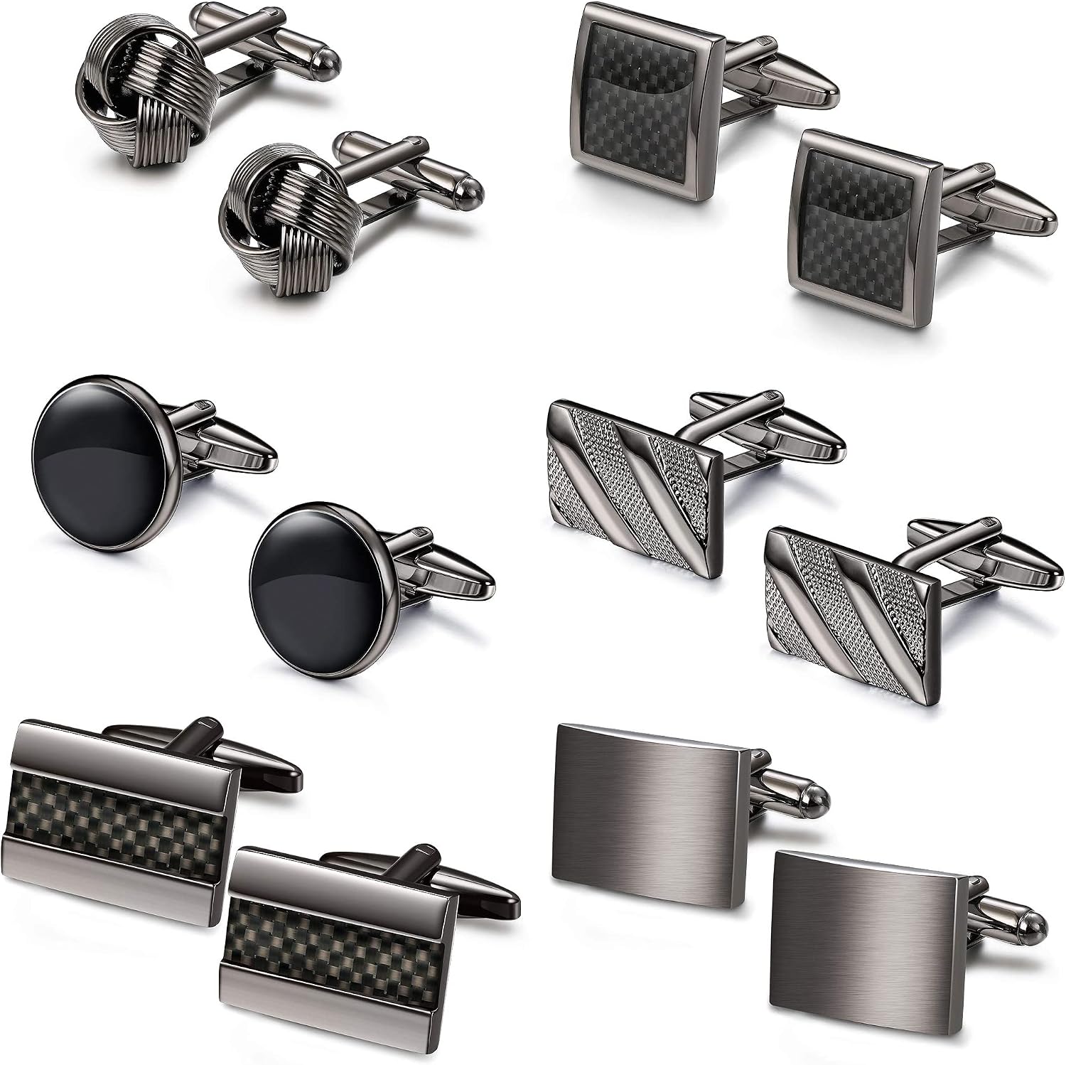 Brass Bullet Back Cufflinks for Men
